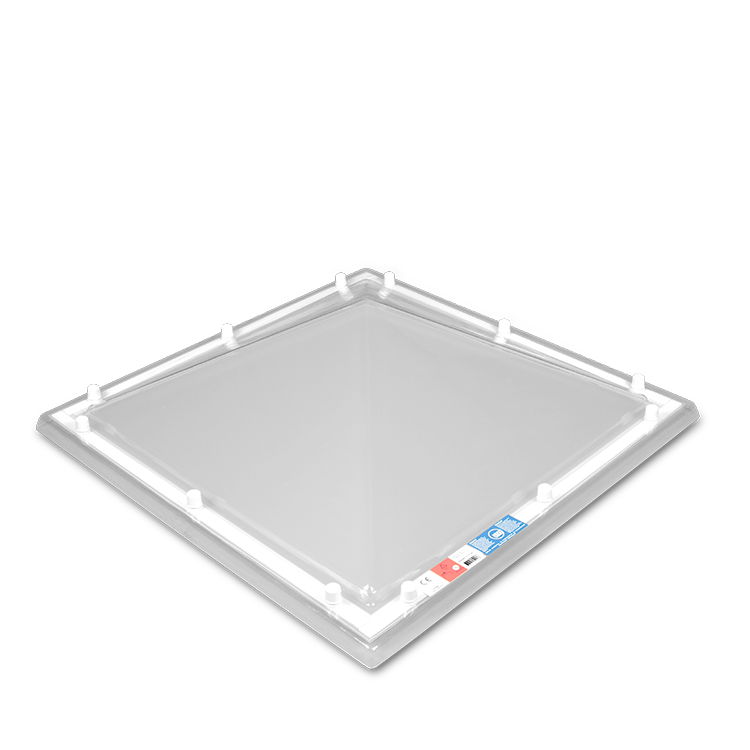 Coupole special pyramide transparent